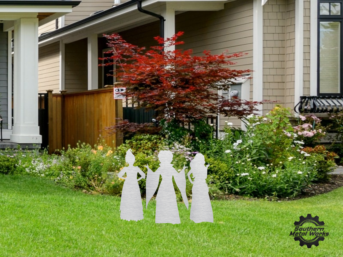 Hocus PocusSanderson Sister Metal Yard Halloween decor Garden Stakes