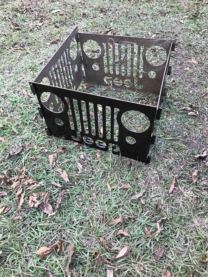 Custom Fire ring/Fire pit portable and collapsible