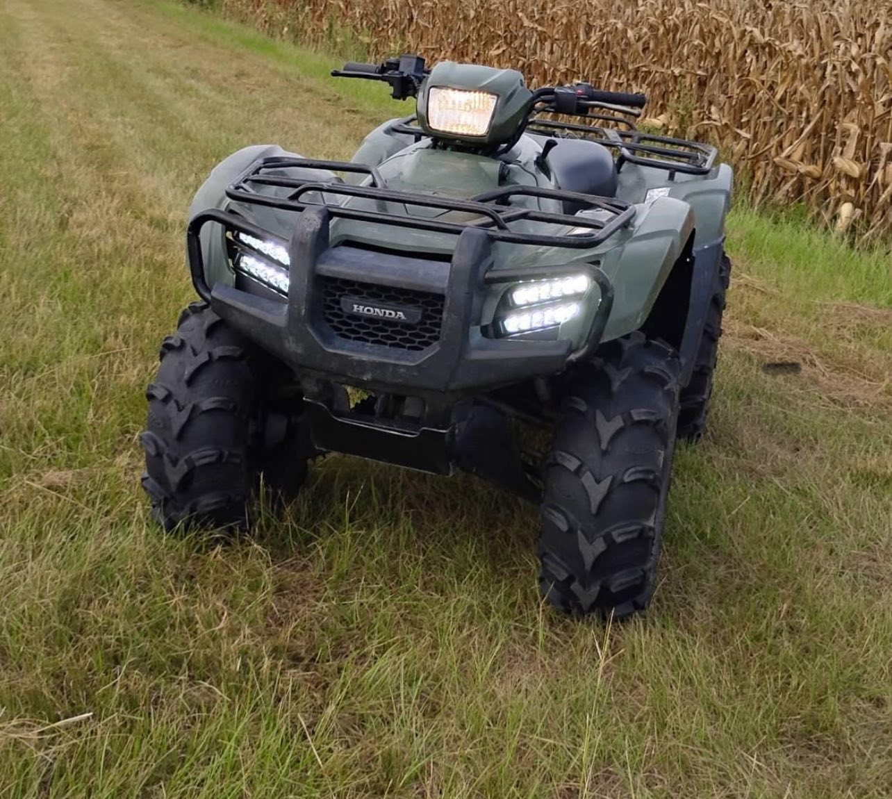 12-13 Foreman 500 ATV Dual Row High Output LED  Headlight Replacement Kit