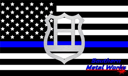 Police Badge A-Z Monogram Décor-DXF/SVG/PNG-Digital File