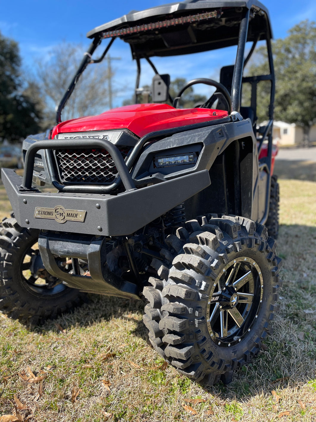 2015 Honda Pioneer 500 520 Single Bar Dual Row LED headlight