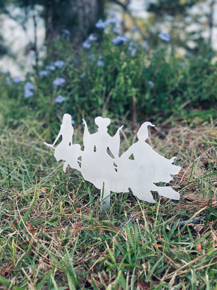 Hocus PocusSanderson Sister Metal Yard Halloween decor Garden Stakes