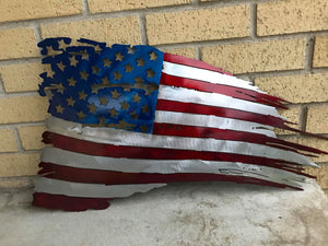 Tattered American Flag