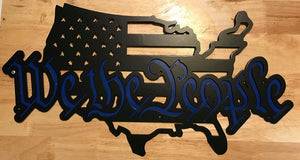 We The People | Metal Wall Art | Home Décor |