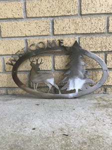 Deer Welcome Sign