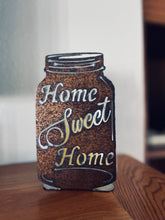 Load image into Gallery viewer, Home sweet home | mason jar | candle holder
