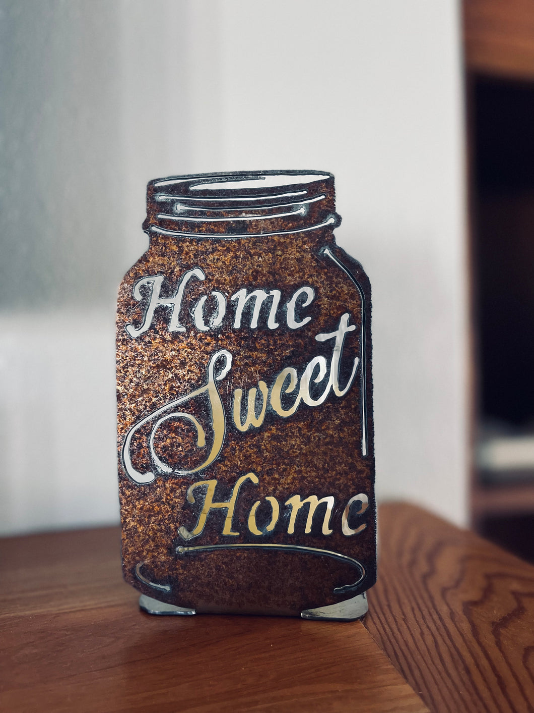 Home sweet home | mason jar | candle holder